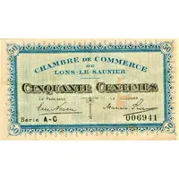 50 Centimes - Chambre de Commerce de Lons-le-Saunier 39