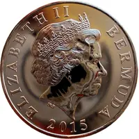 25 Cents - Elizabeth II Bermuda Longtail