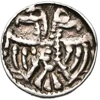 Denier - Henry II / III Eagle, Antwerp mint