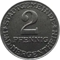 2 Pfennig - Bad Mergentheim
