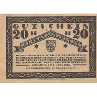20 Heller Gmunden