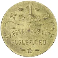 1 Krone S. P. Petersens Eftf