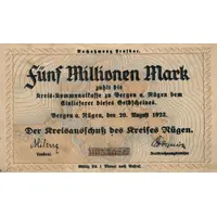 5 000 000 Mark Kreis Rügen