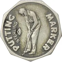 Token Putting Marker, Bermuda Golf Association