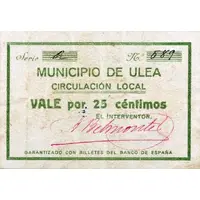 25 Céntimos Ulea