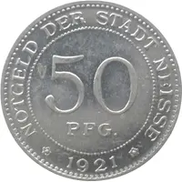 50 Pfennig - Neisse Alte Wage