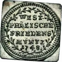 1 Kreuzer Centenary - Peace of Westphalia, Klippe