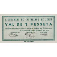 1 Peseta Castellnou de Seana