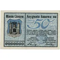 50 Halerzy Miasto Cieszyn - Stadt Teschen