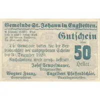 50 Heller St. Johann in Engstetten