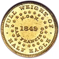 5 Dollars - Norris, Gregg & Norris “Half Eagle”