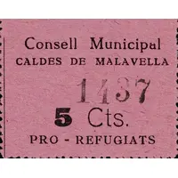 5 Céntimos Caldes de Malavella