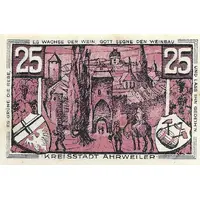 25 Pfennig redviolett issue