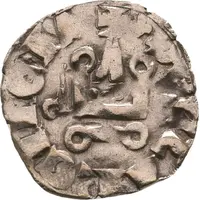 1 Denier - Mathilde de Hainaut 1316-1318