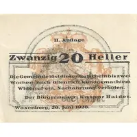 20 Heller Waxenberg
