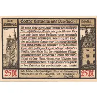 25 Pfennig Goethe Series - Issue 1