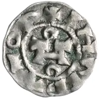 Denier - Otto I as emperor, Lucca mint