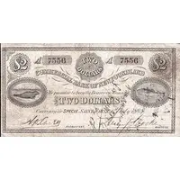 2 Dollars Commercial Bank of Newfoundland
