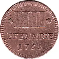 4 Pfennige - Charles August Frederick