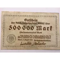 500 000 Mark Reichsbahndirektion