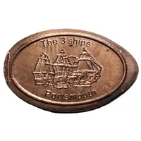 Elongated Coin - The 3 Ships, Portsmouth