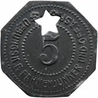 5 Pfennig - Grafenwöhr Uebungsk. F. Fahnenjunker und Off. Asp.