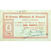 1 Peseta Benimeli