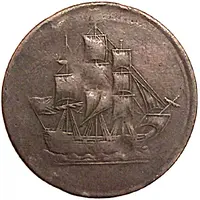 1/2 Penny Bale marked S.J. and Co