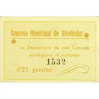 0.25 Pesetas Alcolecha