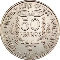 50 Francs CFA magnetic