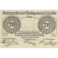 20 Heller Scheibbs