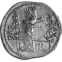 Denarius LIB AVG LEG III, Victory