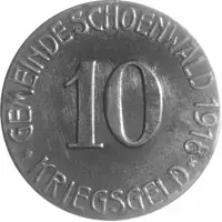10 Pfennig - Schönwald