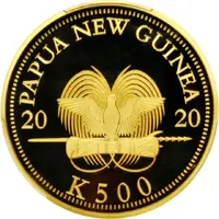 500 Kina - Elizabeth II Bird of Paradise