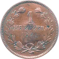1 Kreuzer Counterstamped