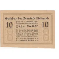 10 Heller Mettmach