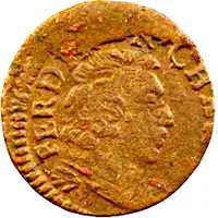 1 Denier, 1 Pfennig - Ferdinand Charles Type 7