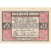 50 Heller Sonnberg