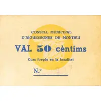 50 Céntimos Aigüesbones de Montbui