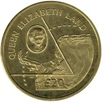 20 Pounds - Elizabeth II Queen Elizabeth Land