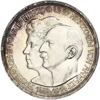 3 Mark - Frederick II Silver Wedding