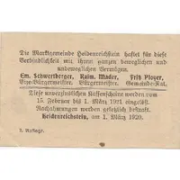 10 Heller Heidenreichstein