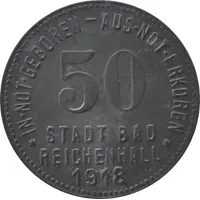 50 Pfennig - Bad Reichenhall
