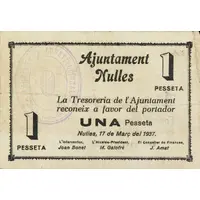 1 Peseta Nulles