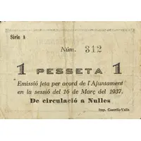 1 Peseta Nulles