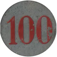 100 Pfennig Wert-Marke F.K.N. München
