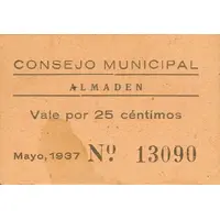 25 Céntimos Almadén