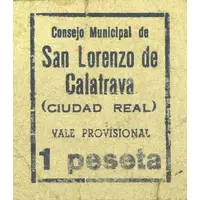 1 Peseta San Lorenzo de Calatrava