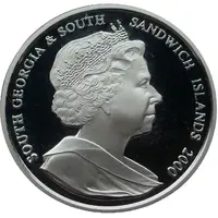 2 Pounds - Elizabeth II Queen Mother, silver