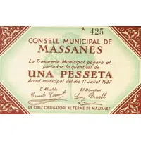 1 Peseta Massanes
